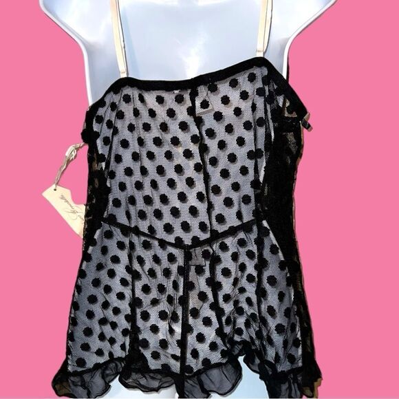 Linea donatella 2 piece sexy black lingerie set! Nwt! - Picture 9 of 16